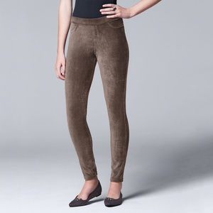 Nwot Vera Wang Velvet Corduroy Brown 